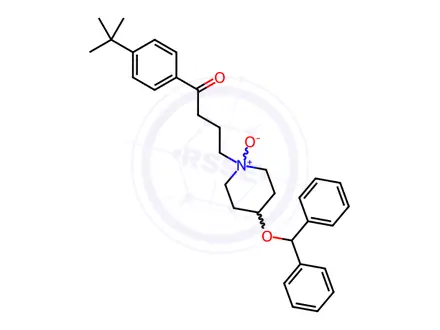 Chemical structure of Ebastine N-Oxide (Mixture of cis- and trans-isomers)