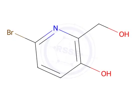 Chemical structure of 6-Bromo-2-(hydroxymethyl)pyridin-3-ol