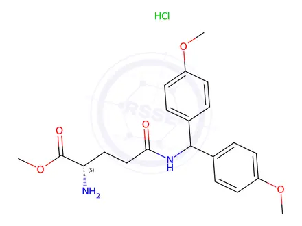 Chemical structure of H-Gln(Dod)-OMe · HCl