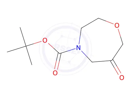 Chemical structure of tert-Butyl 6-Oxo-1,4-oxazepane-4-carboxylate
