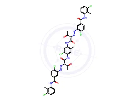 Chemical structure of Pigment yellow 93