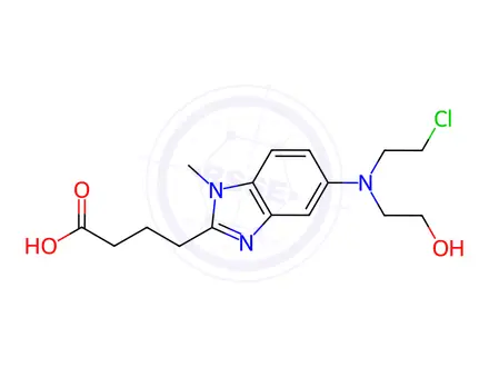 Chemical structure of Hydroxy Bendamustine