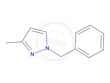 Chemical structure of 1-benzyl-3-methyl-pyrazole