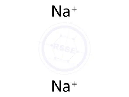 Chemical structure of sodium peroxide