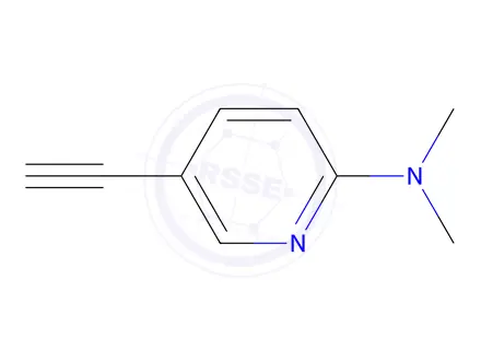 Chemical structure of 5-Ethynyl-N,N-dimethyl-2-pyridinamine