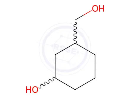 Chemical structure of 3-(Hydroxymethyl)cyclohexan-1-ol