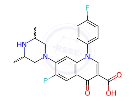 Chemical structure of Temafloxacin Impurity 47