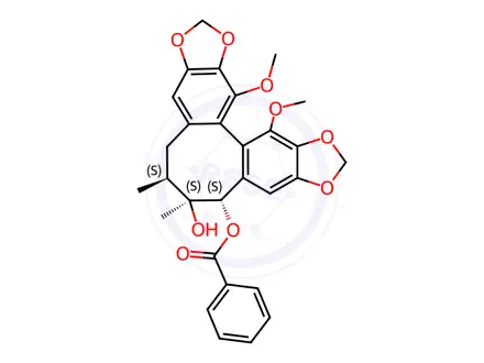 Chemical structure of Schisantherin D