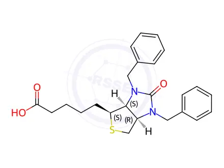 Chemical structure of Biotin Impurity 70