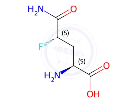 Chemical structure of DL-threo-4-Fluoroglutamine