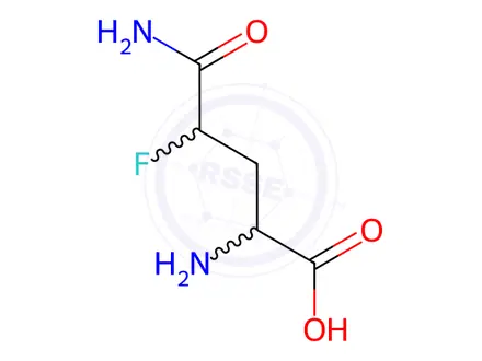 Chemical structure of Glutamine, 4-fluoro-(7CI,8CI)