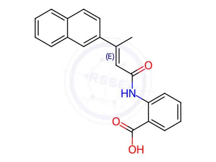 Chemical structure of BIBR 1532