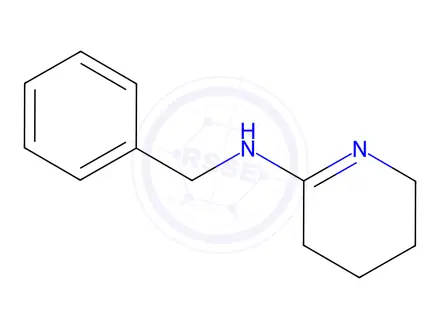 Chemical structure of N-benzyl-3,4,5,6-tetrahydropyridin-2-amine