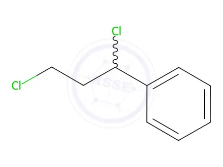 Chemical structure of (+/-)-(1,3-dichloropropyl)benzene