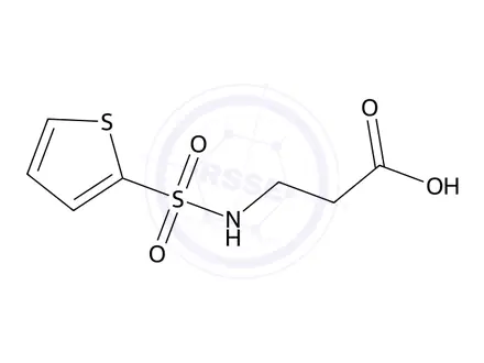 Chemical structure of 3-(Thiophene-2-sulfonamido)propanoic acid