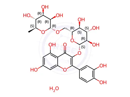 Chemical structure of Rutin Hydrate