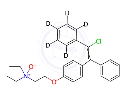 Chemical structure of Clomiphene-d5 N-Oxide