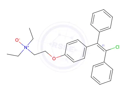 Chemical structure of Clomiphene N-Oxide