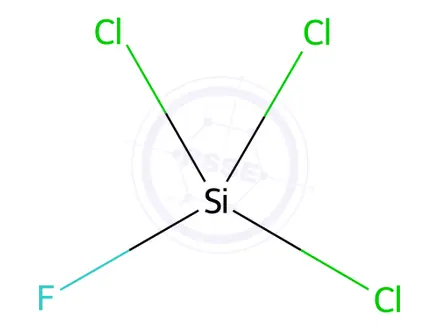Chemical structure of silane trichlorofluoro
