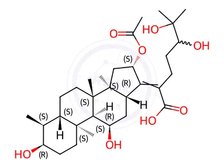 Chemical structure of 24,25-Dihydroxy Fusidic Acid