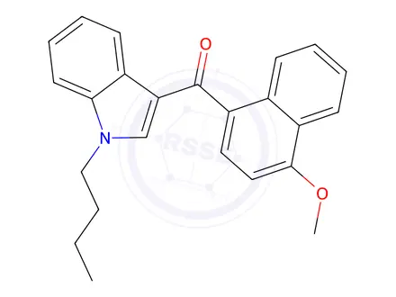 Chemical structure of JWH-080