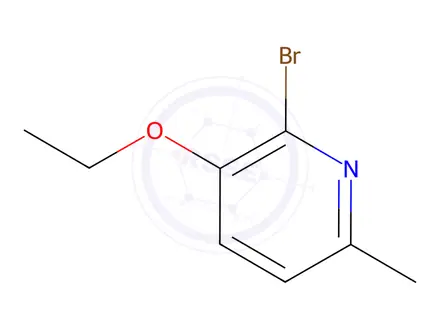 Chemical structure of 2-Bromo-3-ethoxy-6-methylpyridine