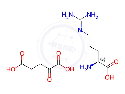 Chemical structure of L-Arginine α-ketoglutarate