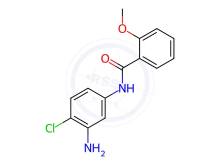 Chemical structure of N-(3-Amino-4-chlorophenyl)-2-methoxybenzamide