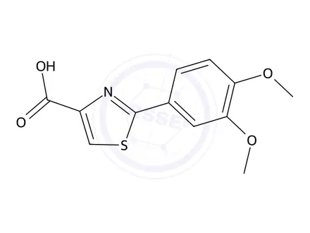 Chemical structure of 2-(3,4-Dimethoxyphenyl)thiazole-4-carboxylic Acid