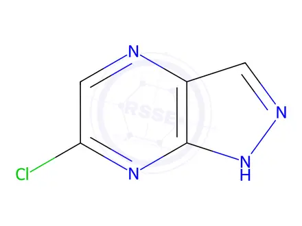 Chemical structure of 6-Chloro-1H-pyrazolo[3,4-b]pyrazine