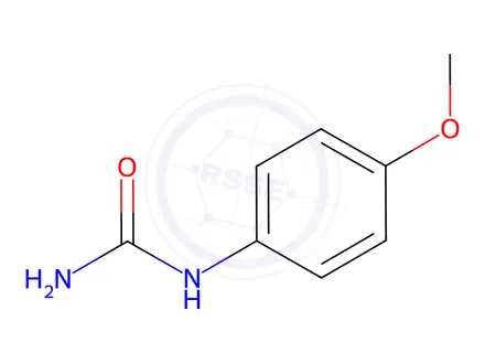 Chemical structure of 1-(4-Methoxyphenyl)urea (BSC)
