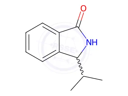 Chemical structure of 3-Isopropylisoindolin-1-one