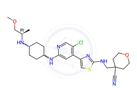 Chemical structure of Tambiciclib