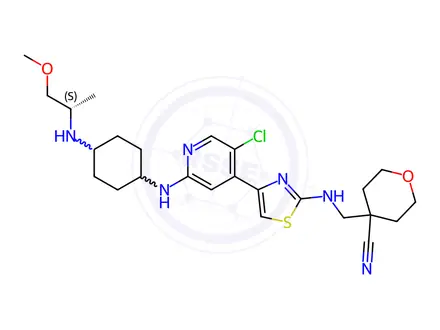 Chemical structure of Tambiciclib Impurity 1