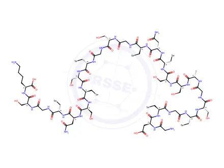 Chemical structure of metalloselenonein