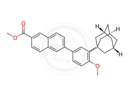 Chemical structure of Adapalene Methyl Ester