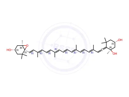 Chemical structure of Neoxanthin
