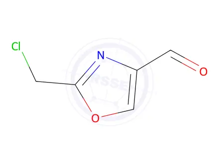 Chemical structure of 2-(Chloromethyl)oxazole-4-carbaldehyde
