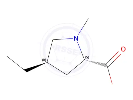 Chemical structure of (2S,4R)-4-Ethyl-1-methylpyrrolidine-2-carboxylic Acid