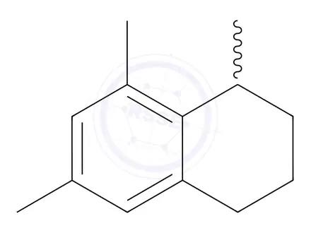 Chemical structure of 1,2,3,4-Tetrahydro-1,6,8-trimethylnaphthalene