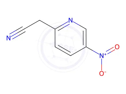 Chemical structure of 2-(5-Nitro-2-pyridinyl)acetonitrile