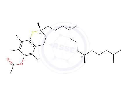 Chemical structure of 1-thio-alpha-tocopherol