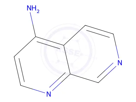 Chemical structure of 1,7-naphthyridin-4-amine