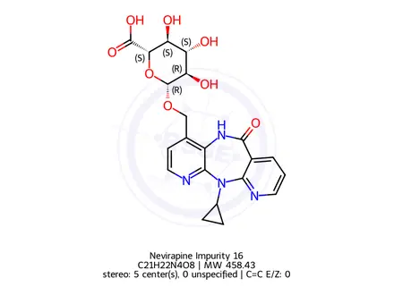 Chemical structure of Nevirapine Impurity 16