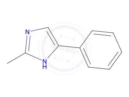 Chemical structure of 2-Methyl-4-phenylimidazole
