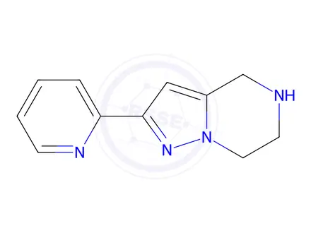 Chemical structure of 2-(Pyridin-2-yl)-4,5,6,7-tetrahydropyrazolo[1,5-a]pyrazine