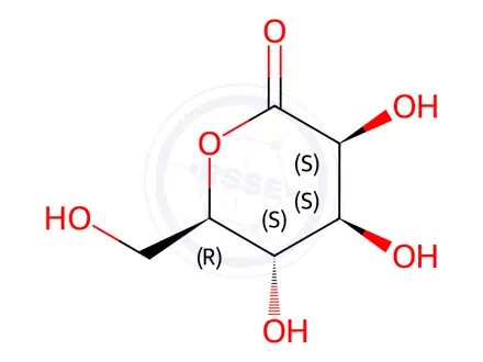 Chemical structure of delta-DL-Mannonolactone