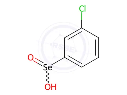 Chemical structure of 3-chlorobenzeneseleninic acid