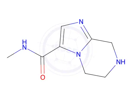 Chemical structure of N-Methyl-5,6,7,8-tetrahydroimidazo[1,2-a]pyrazine-3-carboxamide