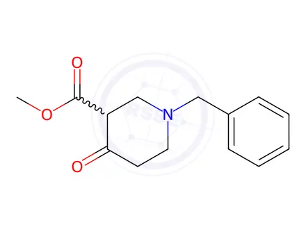 Chemical structure of 1-Benzyl-3-(methoxycarbonyl)-4-piperidone